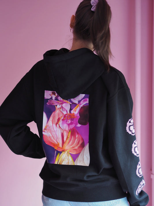 Nighttime Hot Hoodie in black